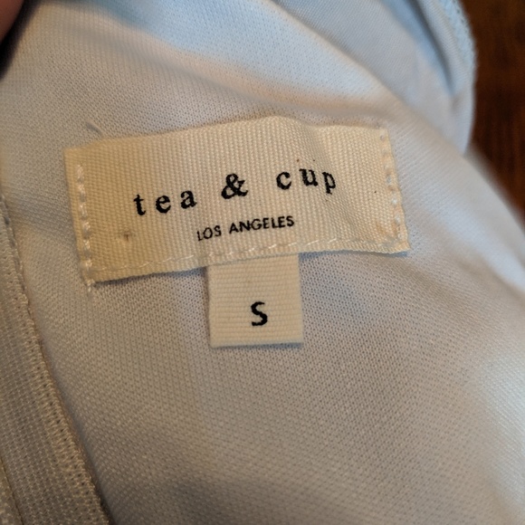 BOGO❗ Tea & Cup blue ruffle strap racer back dress - Picture 6 of 7